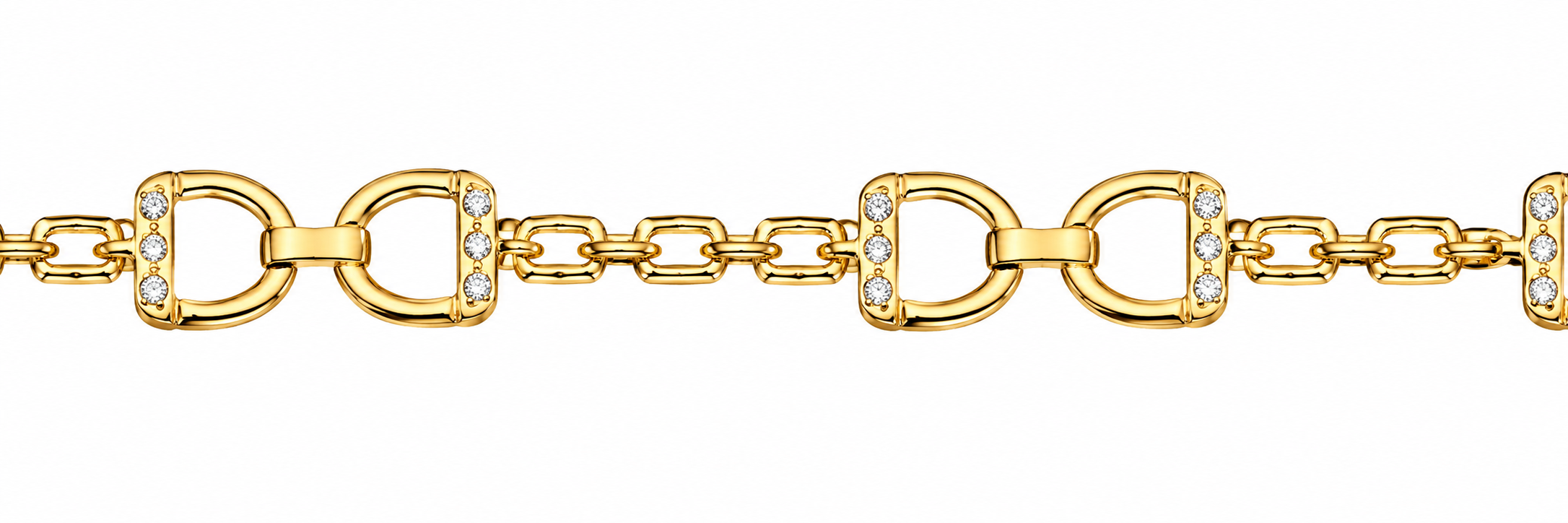 Pulsera Oro 18K Panter con Diseño Espuelas