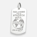 Colgante Placa Papá plata 925