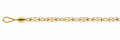 Pulsera Oro 18K Eslabón Doble Ocho