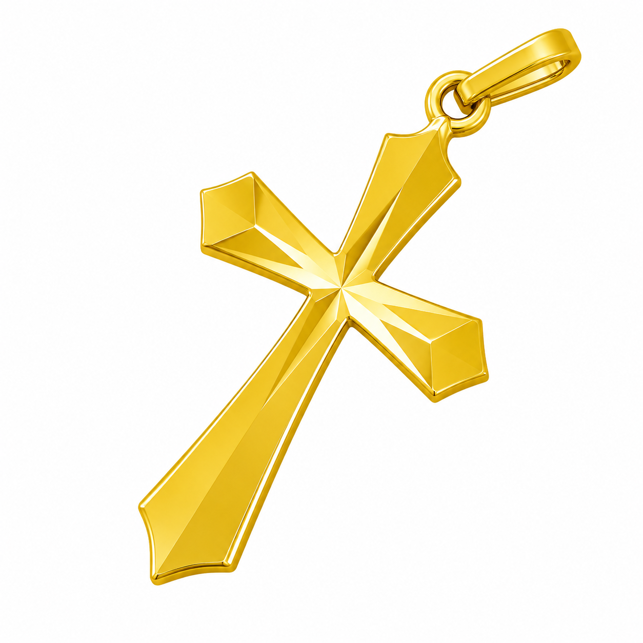 Colgante Cruz Oro 18K