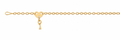 Collar Oro 18K con Corazón y Llave Colgante