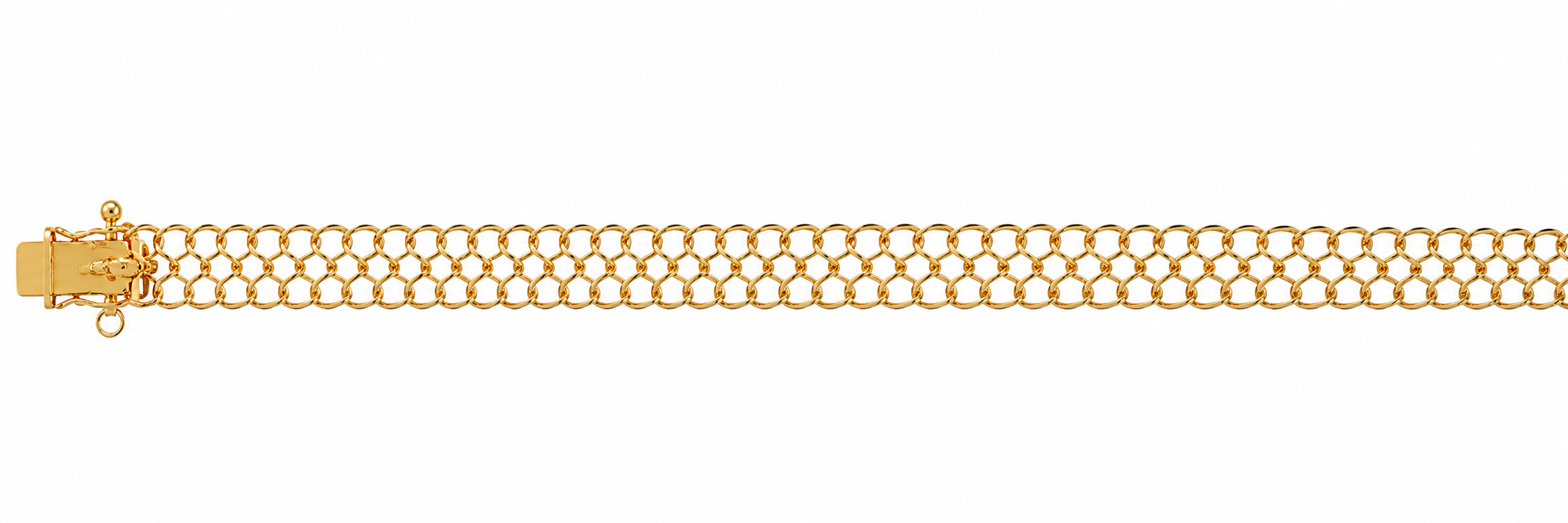 Pulsera Oro 18K Grumet Doble