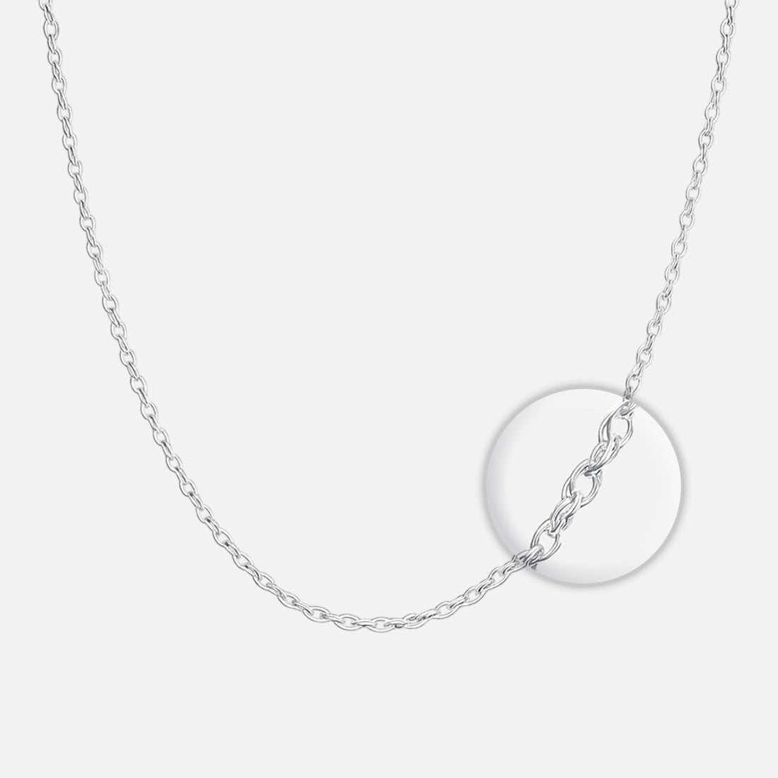 Cadena Semi Turbillon plata 925