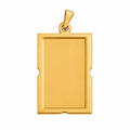 Placa Oro 18K