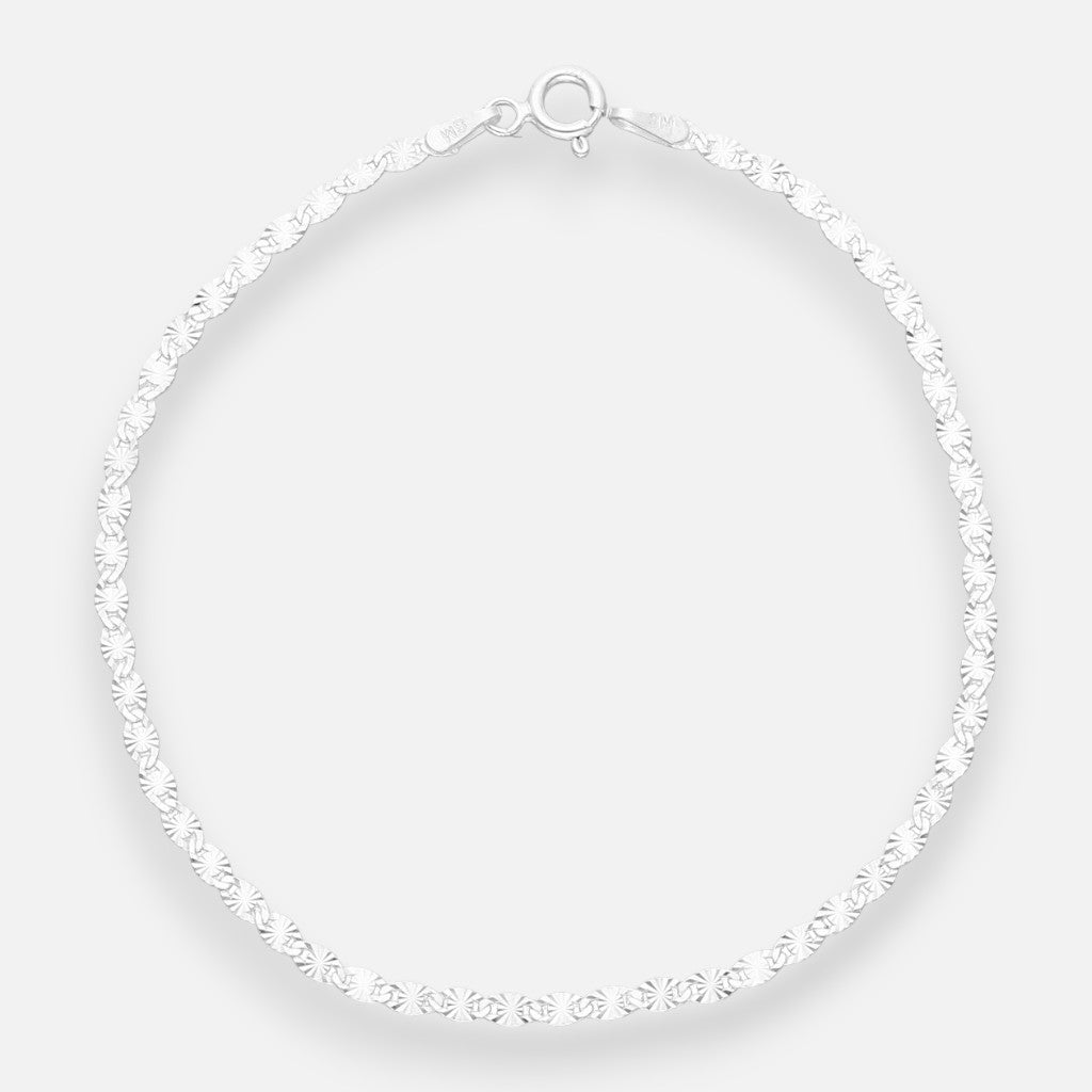 Pulsera Gucci Facetada plata 925