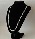Cadena plata 925 hombre diseño cartier