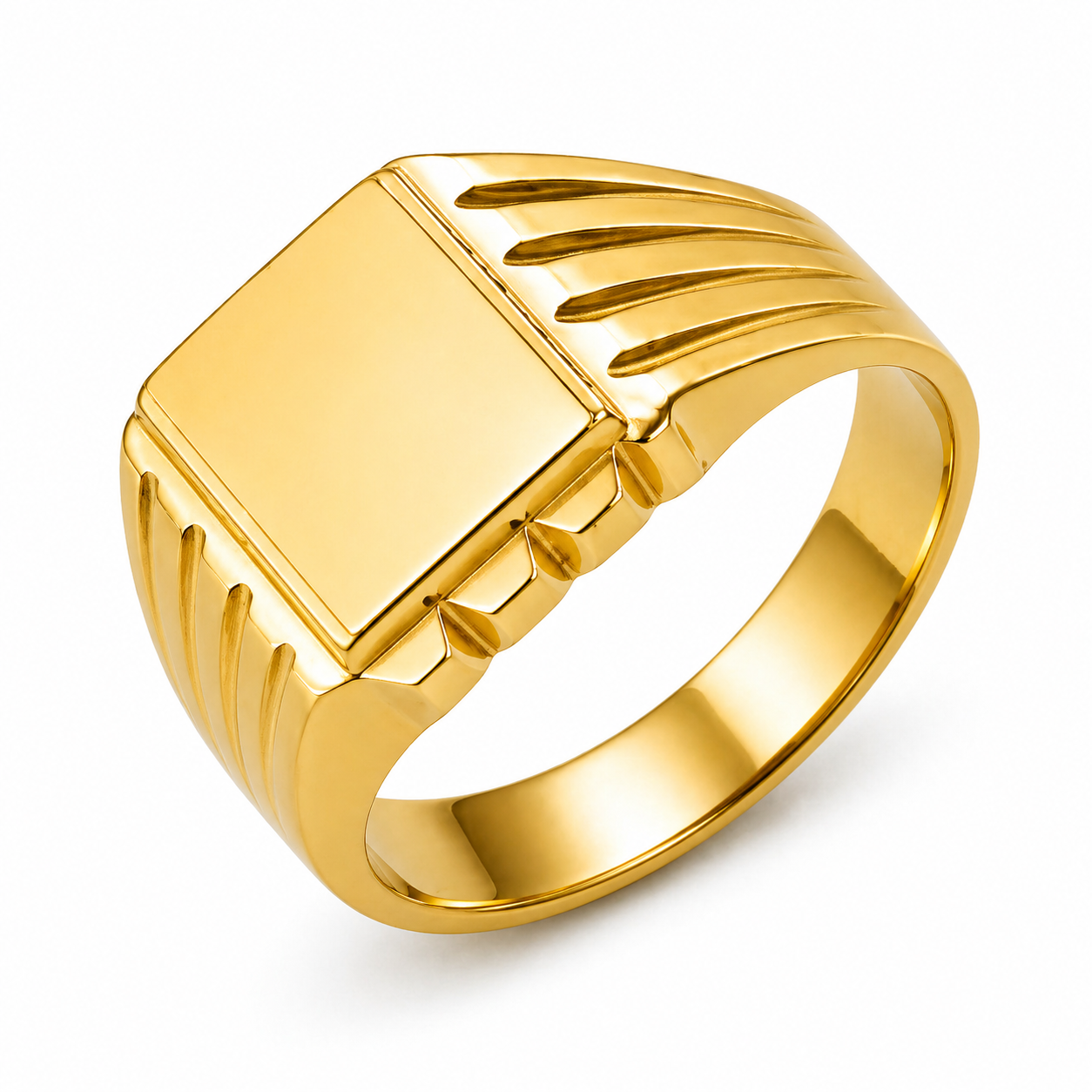Anillo Sello Oro 18K