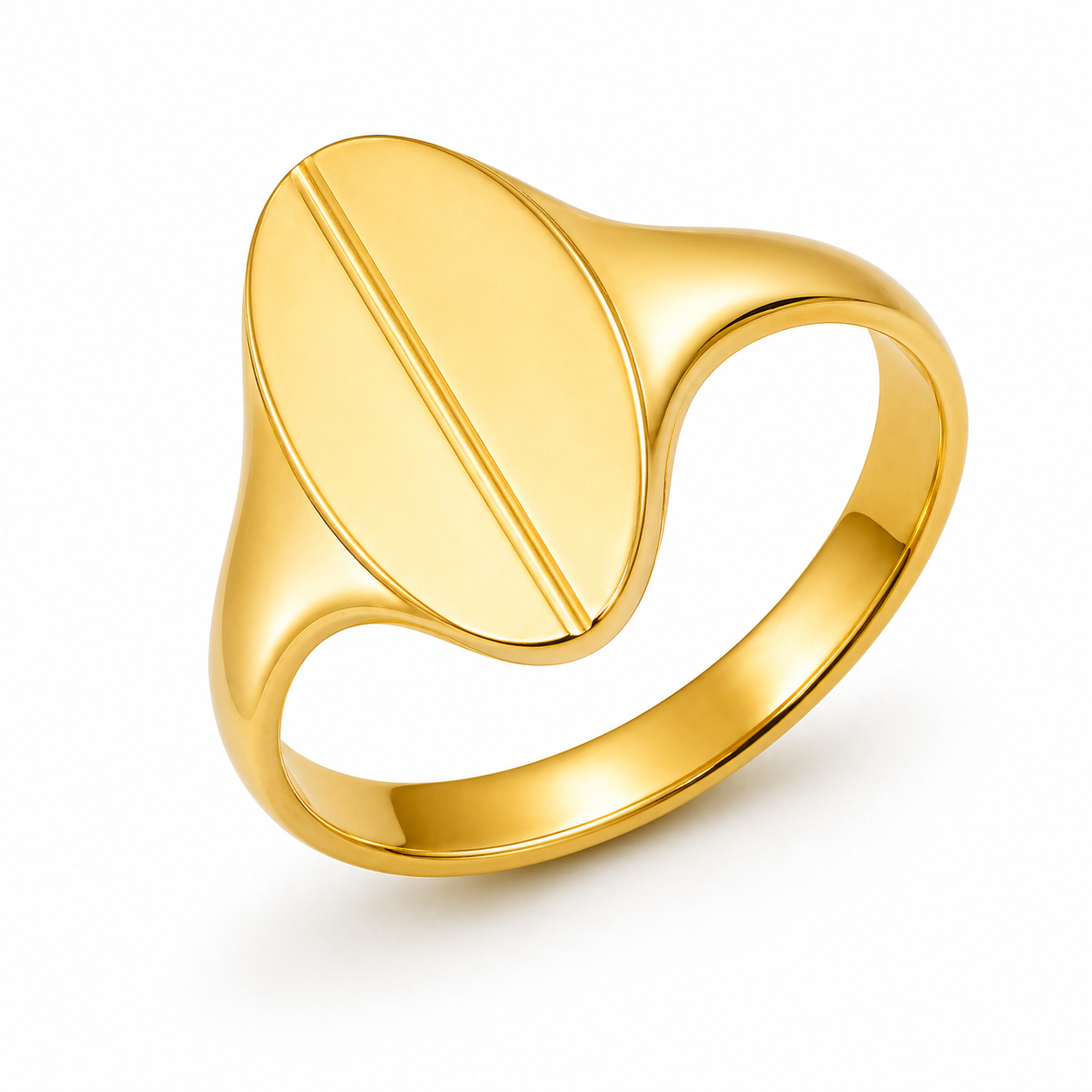 Anillo Sello Oro 18K