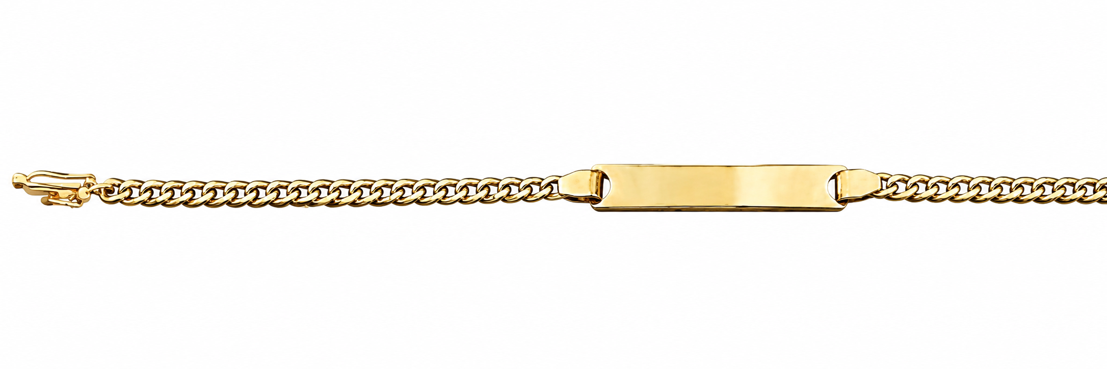 Pulsera Oro 18K Identificación Estilo Perro 21 cm