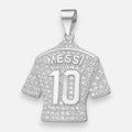 Colgante Camiseta Messi Circones plata 925