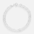 Pulsera Círculos Martillados plata 925