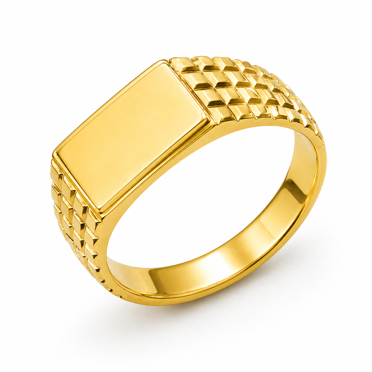 Anillo Sello Oro 18k