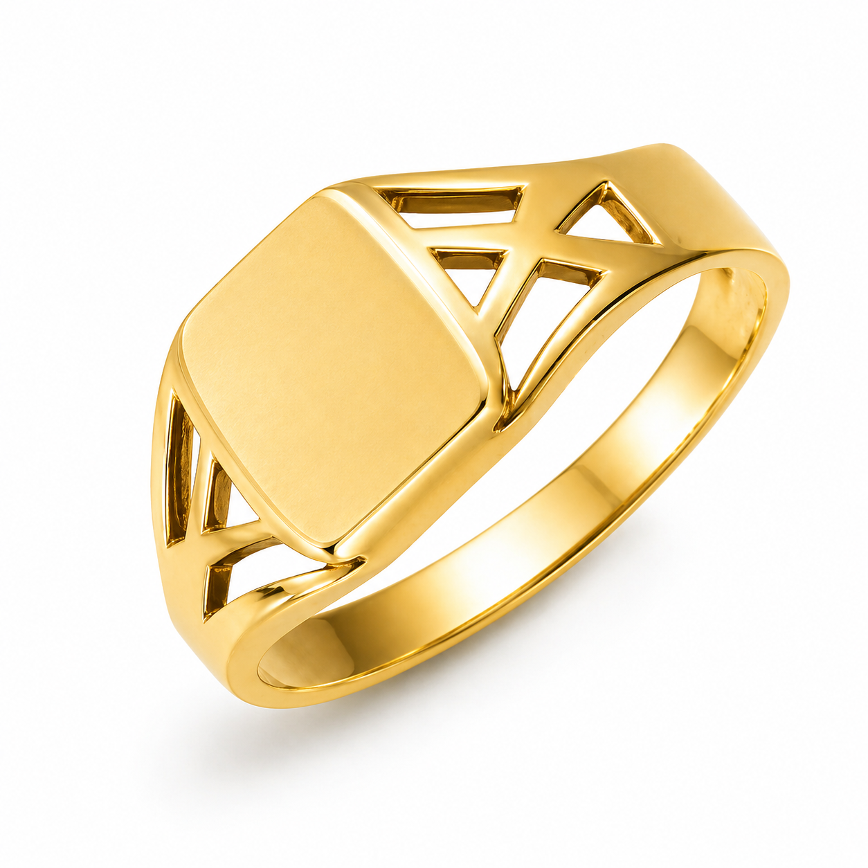 Anillo Sello Oro 18K