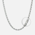 Cadena Turbillon plata 925
