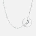 Cadena Corazones Entrelazados plata 925