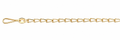 Pulsera Oro 18K Eslabón Doblado