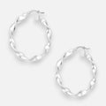 Argolla entorchada plata 925 34mm