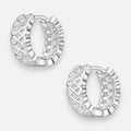 Argolla Huggie Infinitos plata 925 12 mm