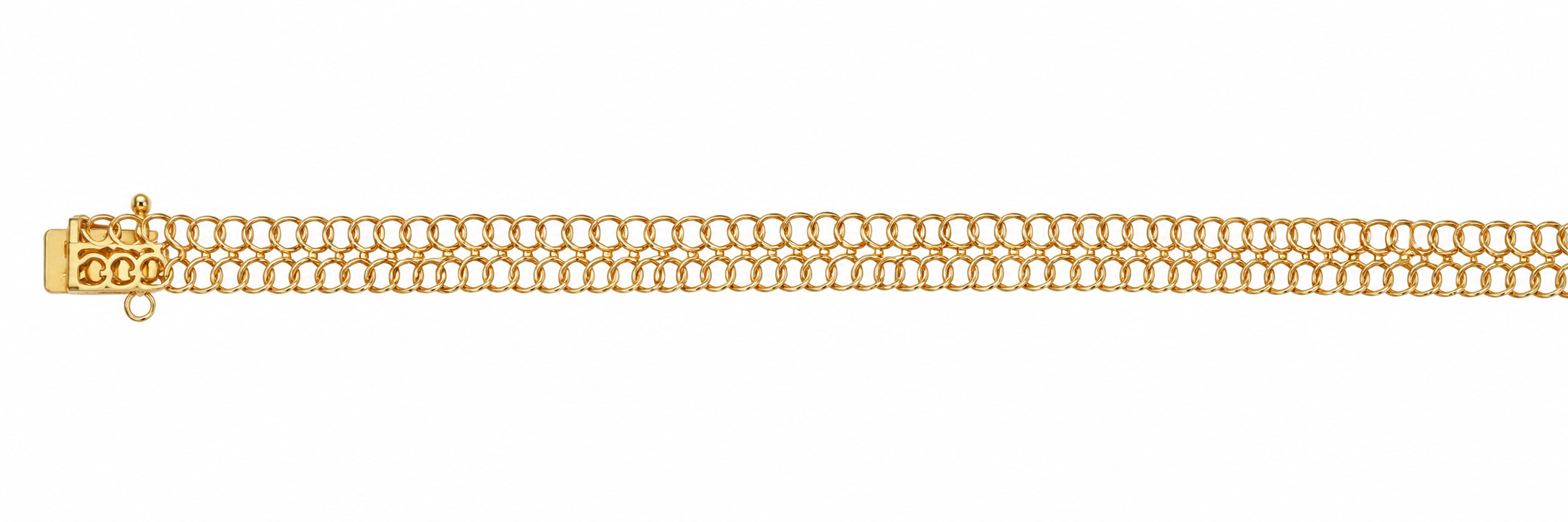 Pulsera Oro 18K Grumet Doble