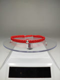Pulsera hilo rojo con 3 balines de plata 950 ajustable hombre