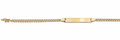 Pulsera Oro 18K Identificación Perro 18 cm