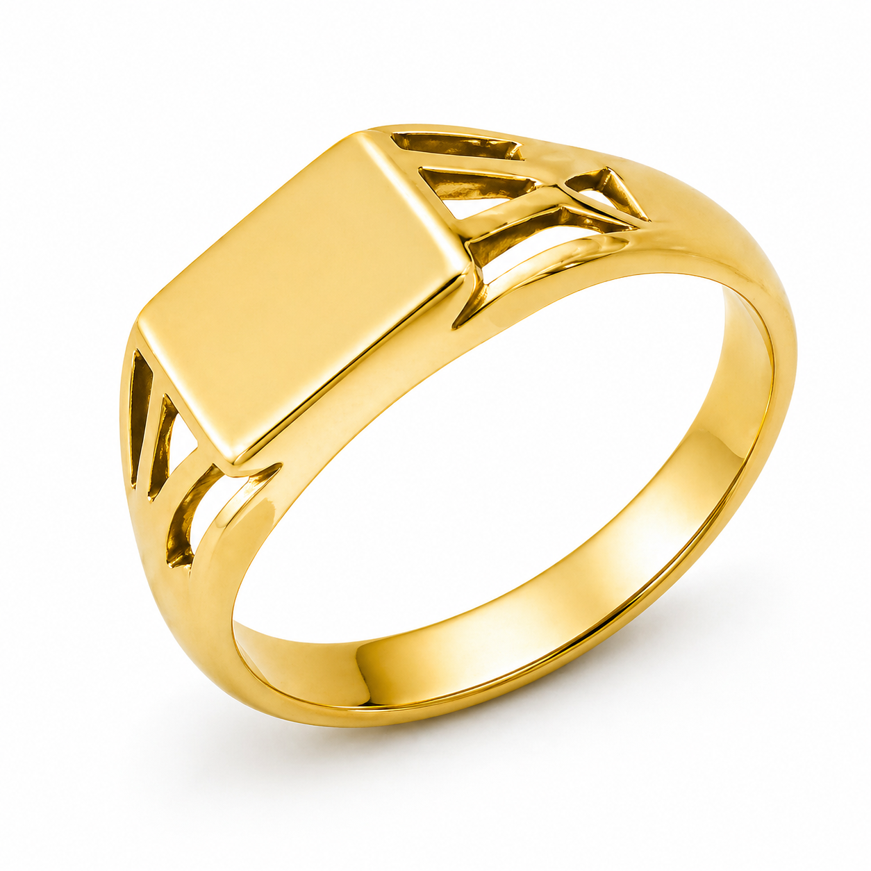 Anillo Sello Oro 18K
