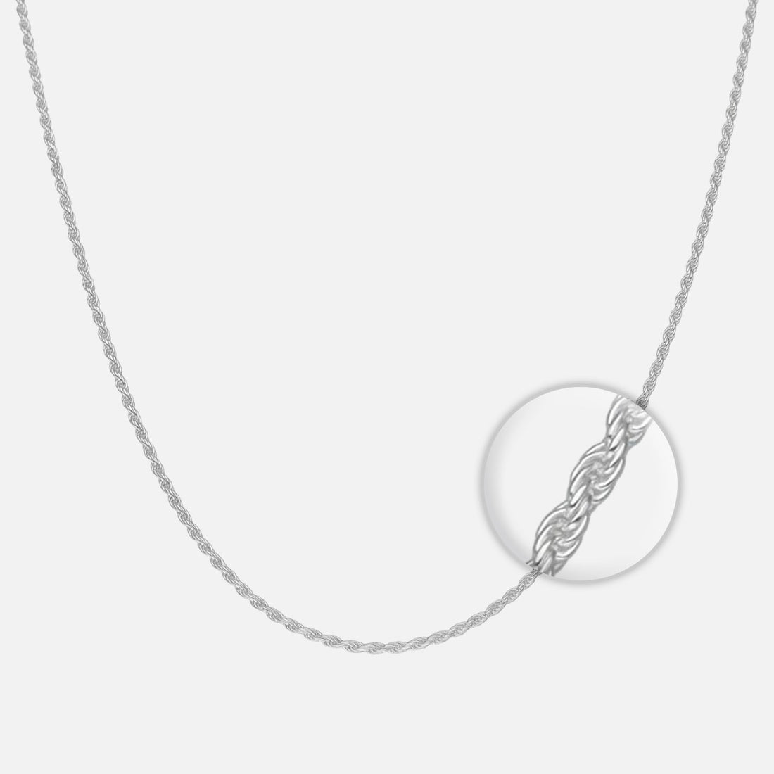 Cadena Turbillon plata 925
