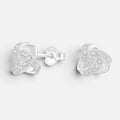 Aros nudos plata 925