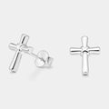 Aros plata 925 cruz